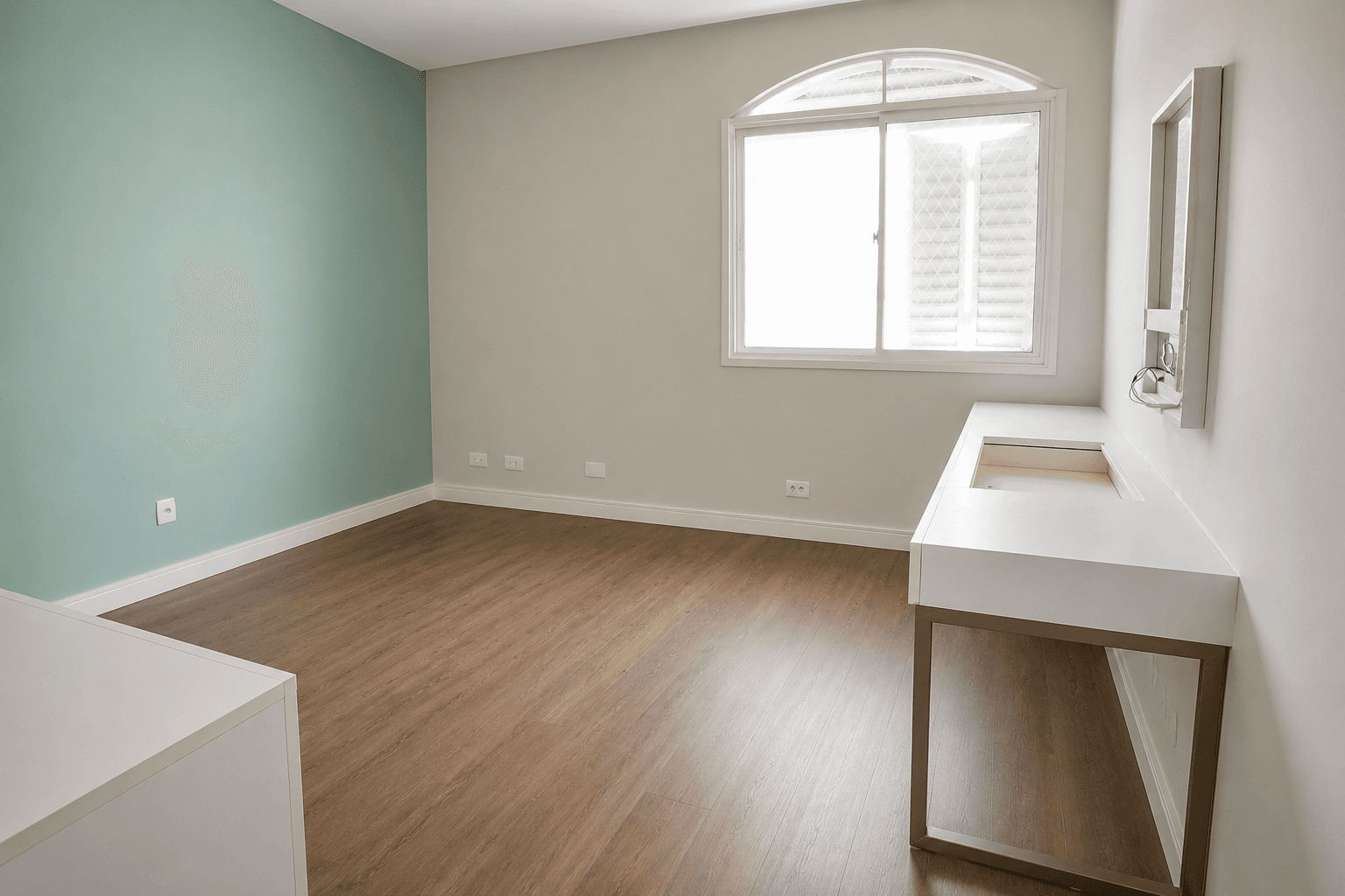 Acabamento fino após a obra